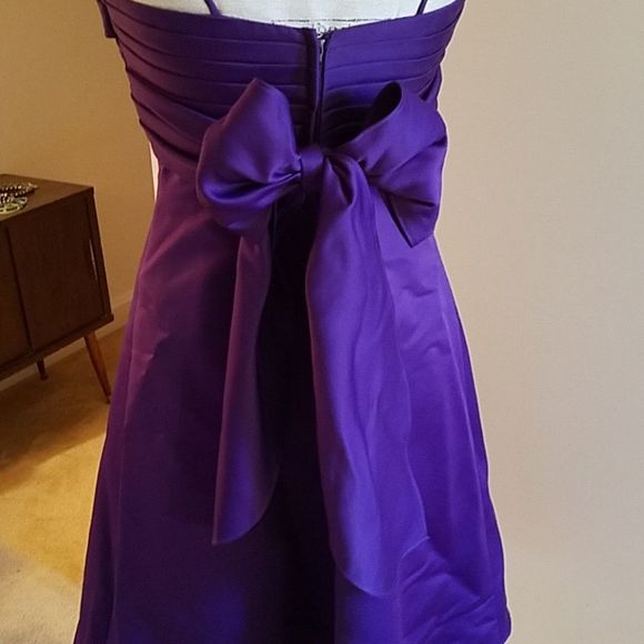 ☆Sale Purple cocktail dress - Picture 3 of 5